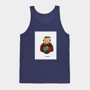 Teddy with a sling bag Tank Top